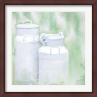 Framed Milk Cans