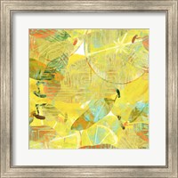 Framed Tropical Tapestry 1