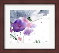Framed Purple Cloud Garden