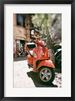 Framed When in Rome Ride A Vespa