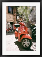 Framed When in Rome Ride A Vespa