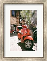Framed When in Rome Ride A Vespa