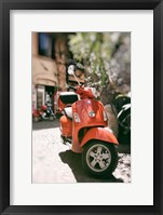 Framed When in Rome Ride A Vespa