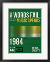 Framed Words Fail, Music Speaks