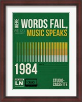 Framed Words Fail, Music Speaks