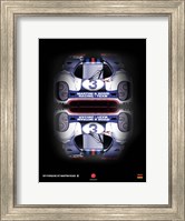 Framed Porsche 917 Martini Rossi