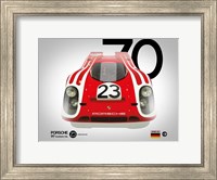 Framed 1970 Porsche 917 Kurzheck 4.5L