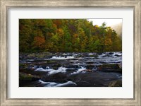 Framed Autumn on the Tellico River
