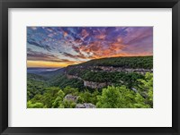 Framed Cloudland Canyon Sunrise