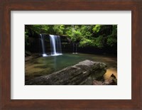 Framed Caney Creek Falls