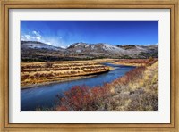 Framed Winter at the Rio Oxbow Ranch