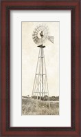 Framed Vintage Wind Power