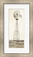 Framed Vintage Wind Power
