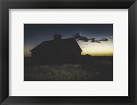 Framed Barn at Night