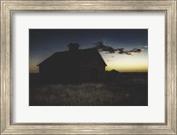 Framed Barn at Night