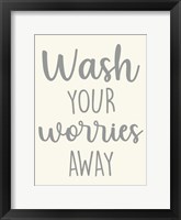 Framed Wash Worries