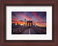 Framed Brooklyn Sunset
