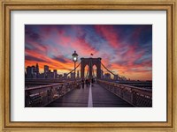 Framed Brooklyn Sunset