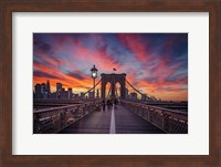 Framed Brooklyn Sunset