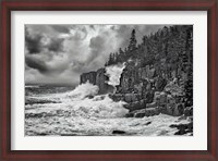 Framed Noreaster at Otter Cliff