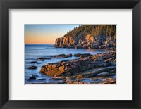 Framed Morning Light on Otter Cliff