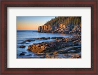 Framed Morning Light on Otter Cliff