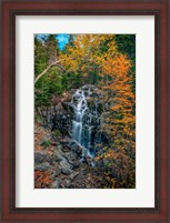 Framed Hadlock Falls on an Autumn Day