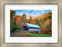 Framed Autumn at Bennet Bean Bridge