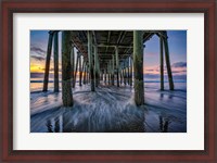 Framed Under The Pier at Dawn