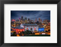 Framed Kansas City at Night