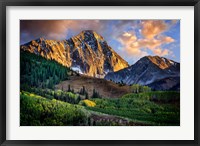 Framed Capitol Peak at Dusk