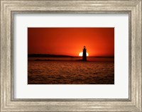 Framed Sunrise at Ram Island Ledge