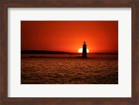 Framed Sunrise at Ram Island Ledge