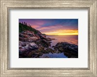 Framed Morning Glow from Otter Cliff