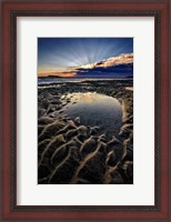 Framed Popham Beach Sunrise V