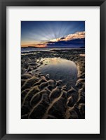 Framed Popham Beach Sunrise V