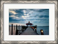 Framed Roanoke Marshes Lighthouse