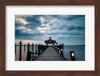 Framed Roanoke Marshes Lighthouse
