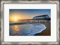 Framed Sunrise at Kitty Hawk Pier