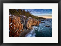 Framed Schoodic Shoreline