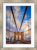 Framed Spring Evening on the Brooklyn Bridge