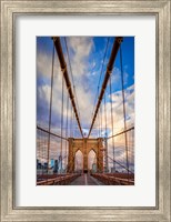 Framed Spring Evening on the Brooklyn Bridge