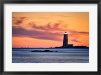 Framed Whaleback Lighthouse