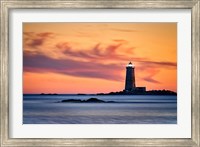 Framed Whaleback Lighthouse