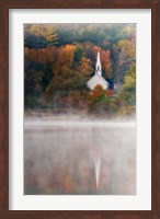 Framed Little White Church