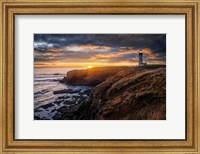 Framed Sunset at Yaquina Head Lighthouse