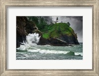 Framed Spring Storm at Cape Disappointment