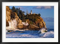 Framed Rising Tide at Cape Disappointment