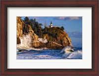 Framed Rising Tide at Cape Disappointment