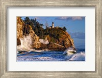 Framed Rising Tide at Cape Disappointment